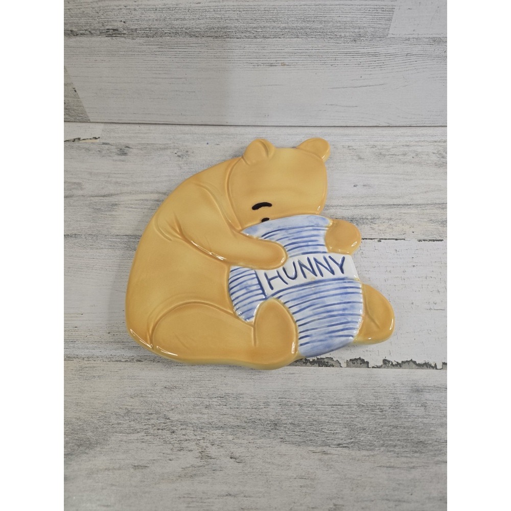 Disney Treasure Craft Winnie the Pooh Hunny Pot Ceramic Spoon Rest Trinket Dish